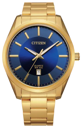 CITIZEN Quartz Gold Tone Men Watch BI1032-58L