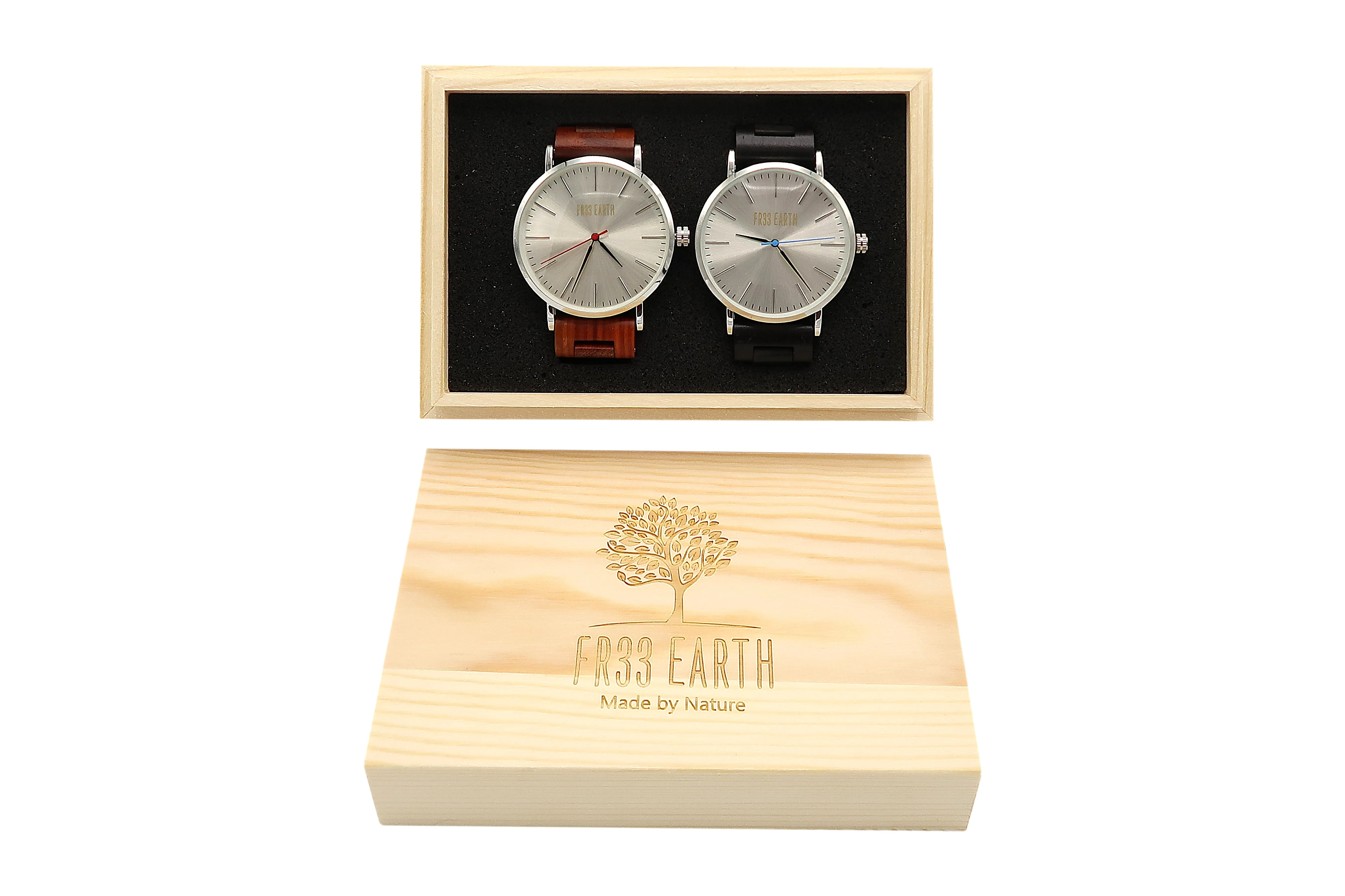 Couple Wood Watches Earth   Evening