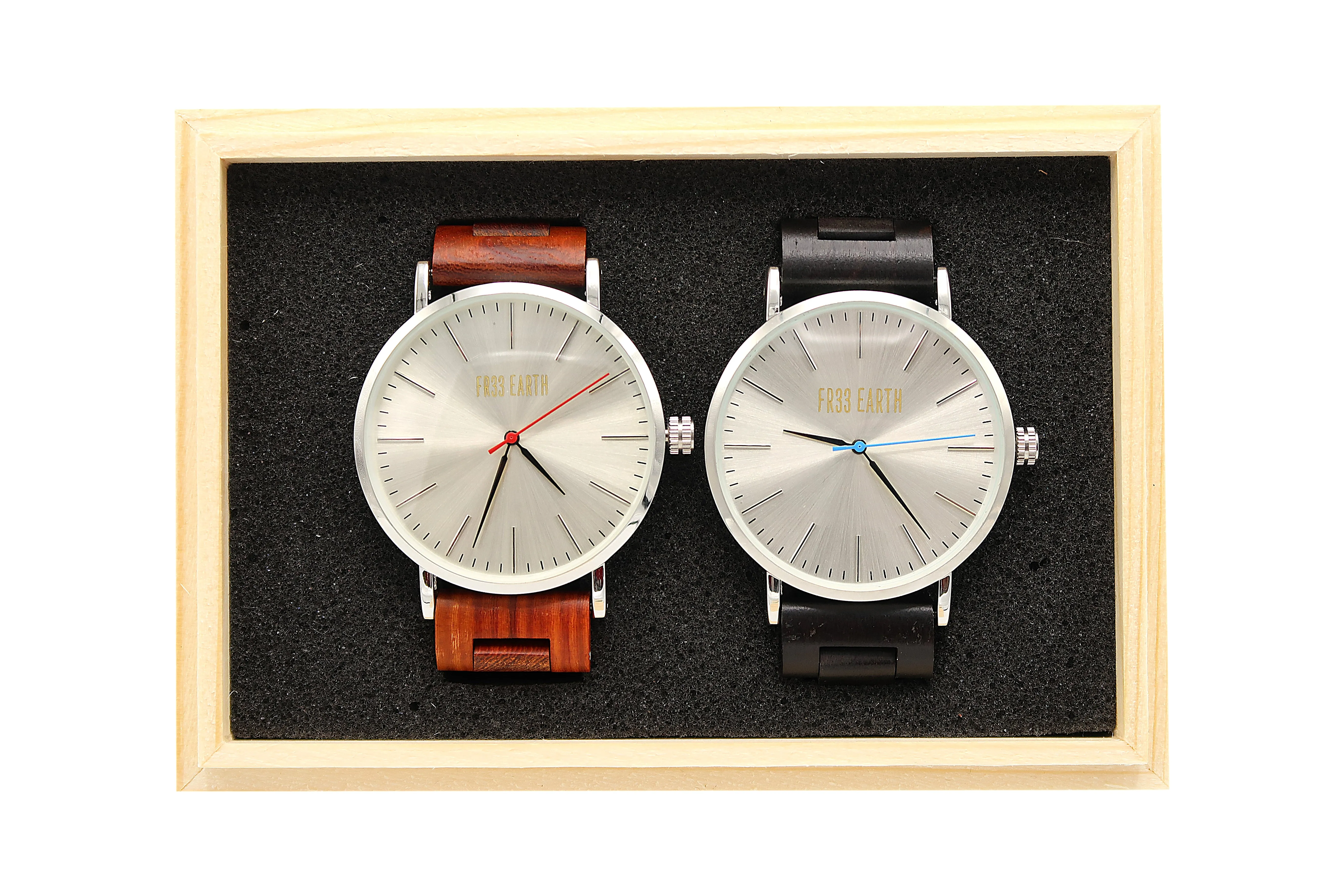Couple Wood Watches Earth   Evening