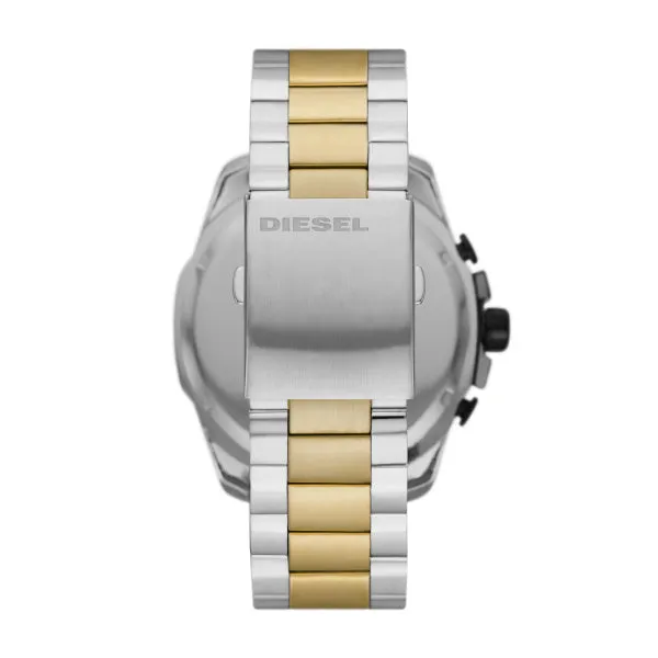 Diesel DZ4581 Mega Chief 2 Tone Stainless Steel Strap Men Watches
