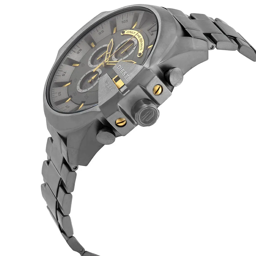 Diesel Mega Chief Chronograph Grey Dial Men's Watch DZ4466