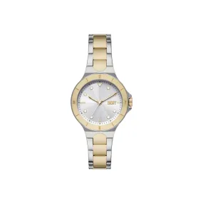 DKNY Two Tone Stainless Steel Watch, 24mm