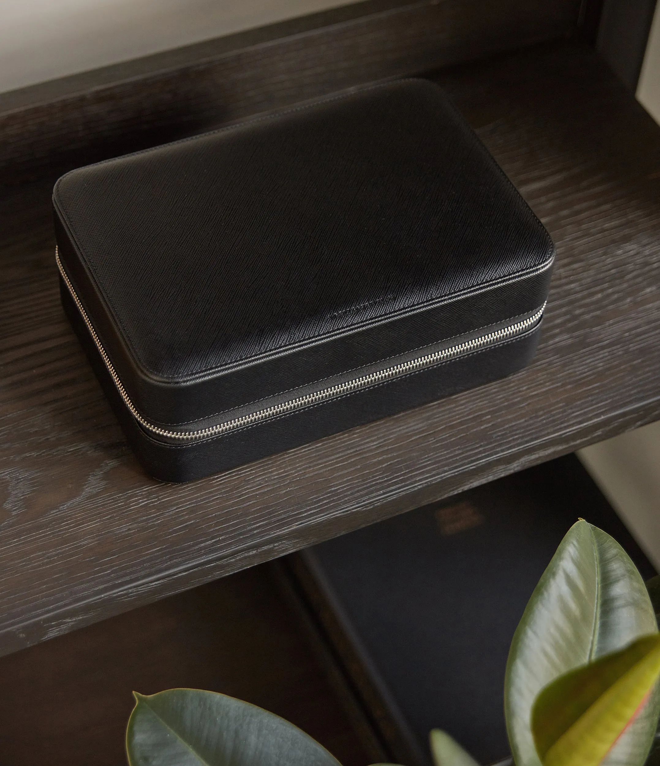 eight-watch box, saffiano