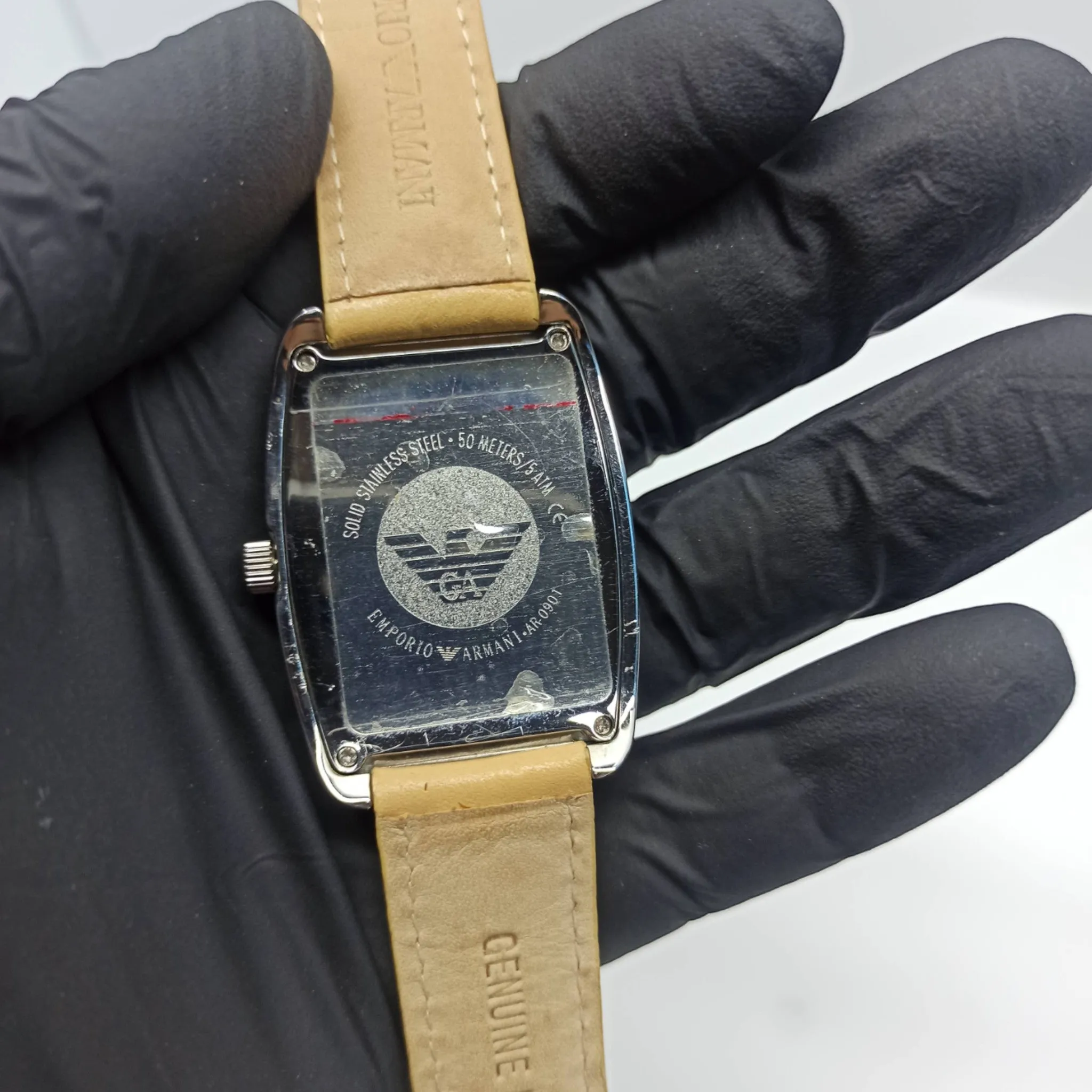 Emporio Armani - AR0901 - Master Quality - Silver/Mustard - Quartz - Unisex Watch