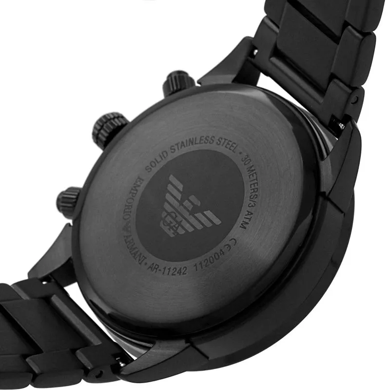 Emporio Armani Sport Chronograph Black Dial Men's Watch AR11242