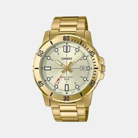 Enticer Men's Analog Stainless Steel Watch A1368 - MTP-VD01G-9EVUDF