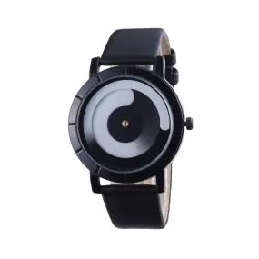 Fashion 2017 Watch Women Men Unisex Simple And Creative Trends Couple Lovers Black Strap Quartz Wristwatches Ladies montre