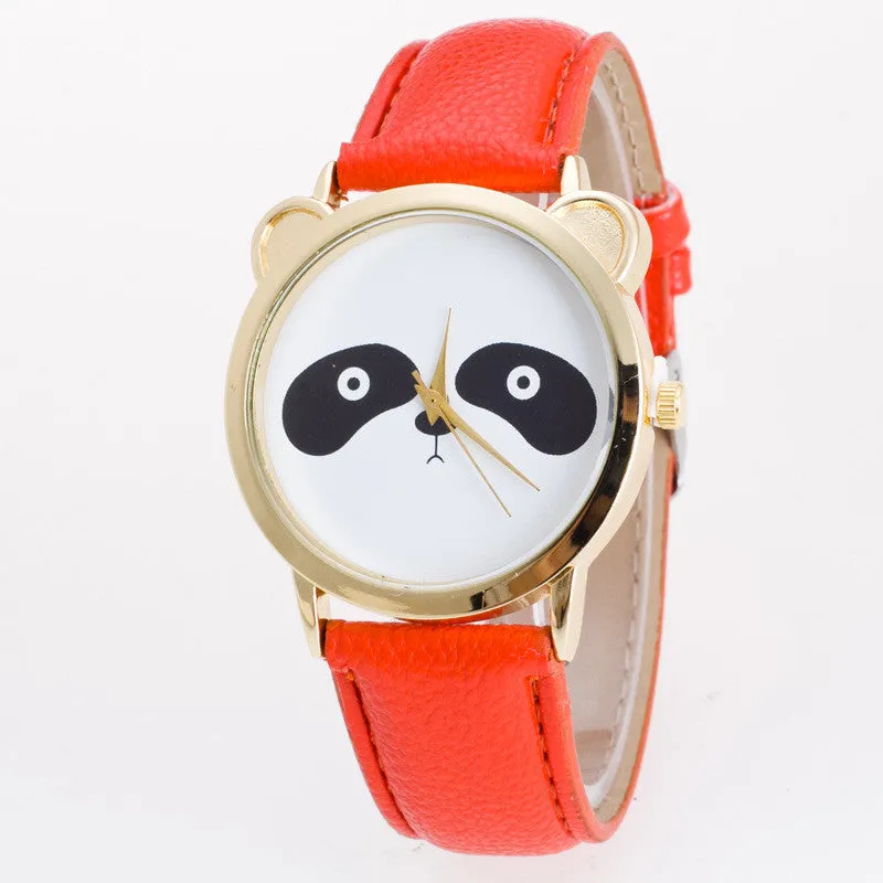 Fashion Leisure Panda Animal Watch