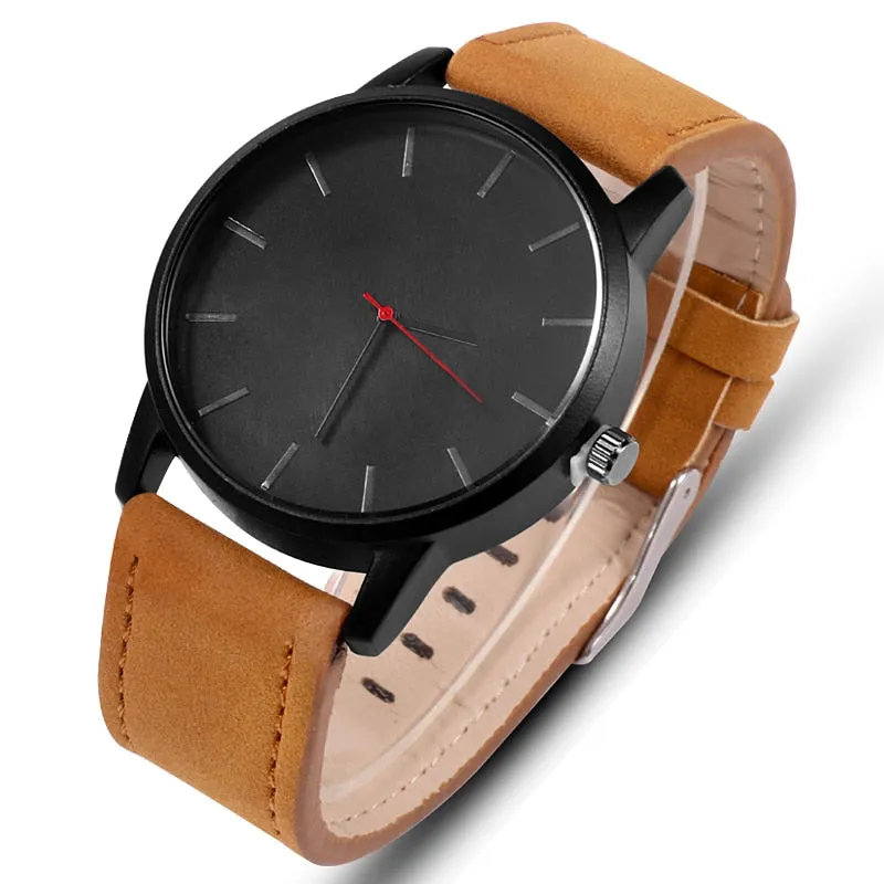 Fashion Men's Watch Military Business Men Watch Leather Sport Watches