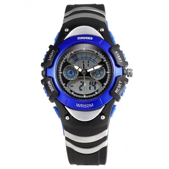Fashion Multifunctional Watch LED Digital Dial Quartz Wristwatch Student Sport Watch