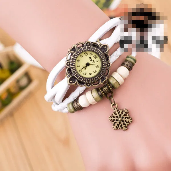 Fashion Snowflake Multilayer Watch