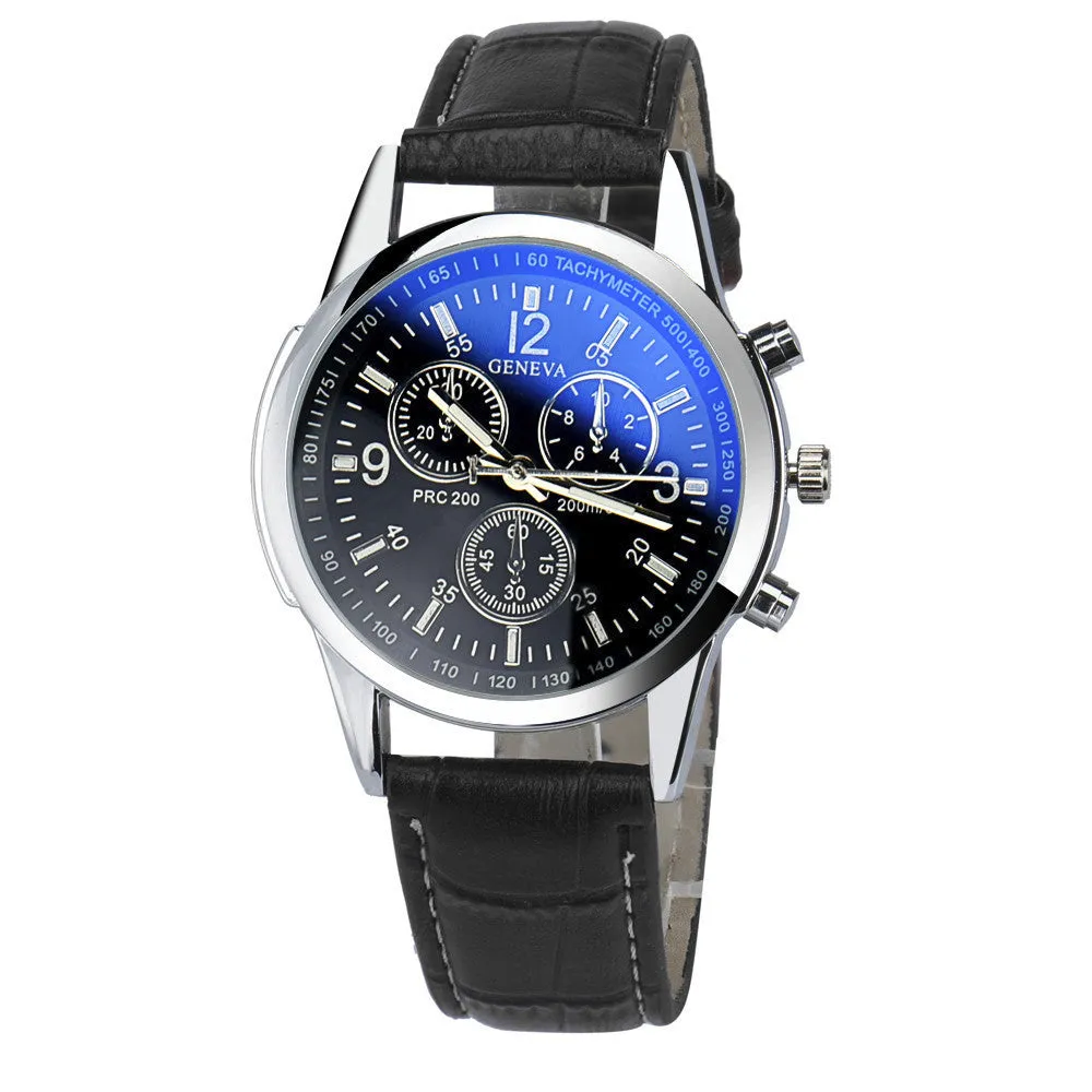 Faux Leather Analog Watches for Men