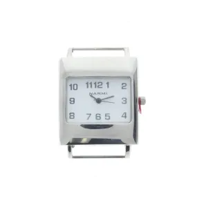 Flat Solid Bar Rectangle Watch Face, ea