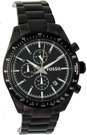 Fossil Black Stainless Steel Men's Watch BQ2067