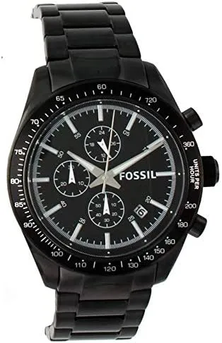 Fossil Black Stainless Steel Men's Watch BQ2067