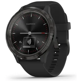 Garmin Vivomove 3 Hybrid Smart Watch with Touchscreen Display - Black