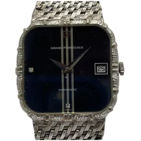Girard Perregaux 925 Silver Gyromatic 34mm Watch