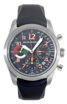 Girard Perregaux Sport Classique Stainless Steel Black Rubber Men's Watch 49540-11-611-FK6A