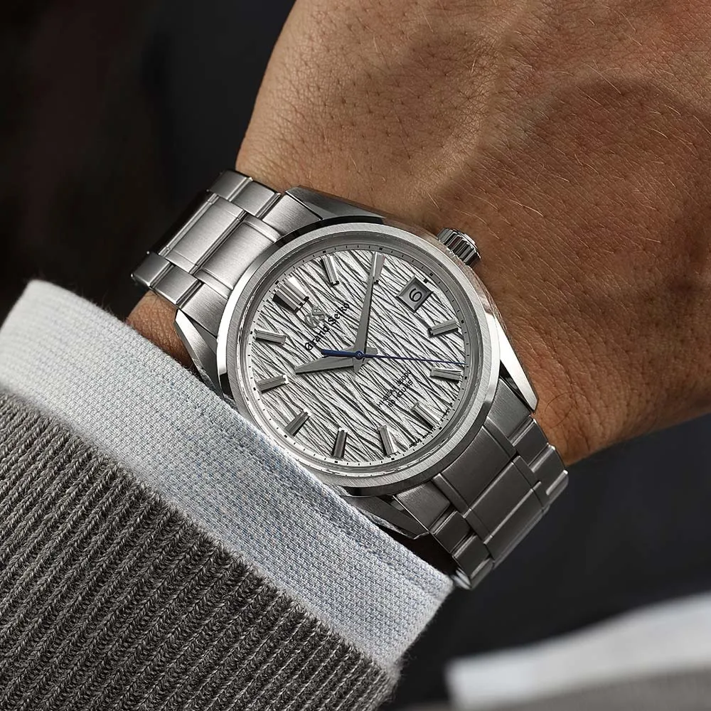 Grand Seiko Evolution 9 Hi-Beat White Birch 40mm White Dial Gents Automatic Watch SLGH005G