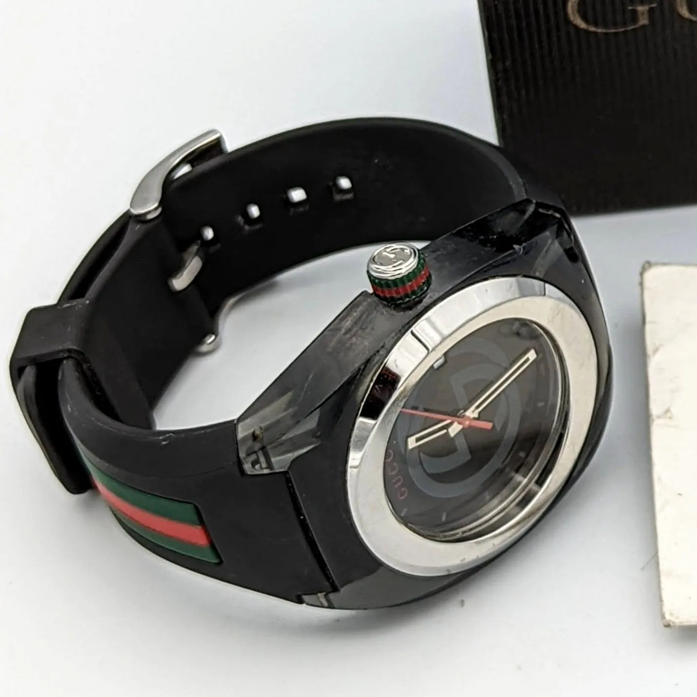 GUCCI SYNC Watch Ref. 137.1 Original Strap! Swiss Quartz Wristwatch