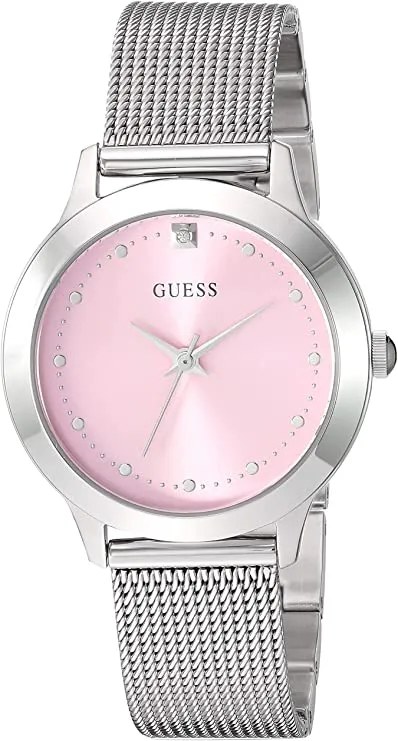Guess U1197L3 Chelsea Stainless Steel Mesh Strap Women Watches