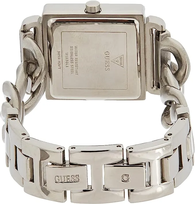 Guess Vanity Silver Square Women's Watch W1030L1