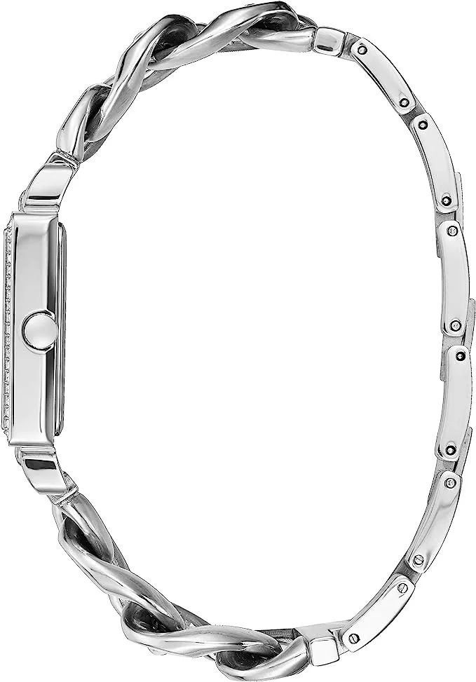 Guess Vanity Silver Square Women's Watch W1030L1
