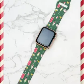 Holiday Cocktails Apple Watch Band M/L