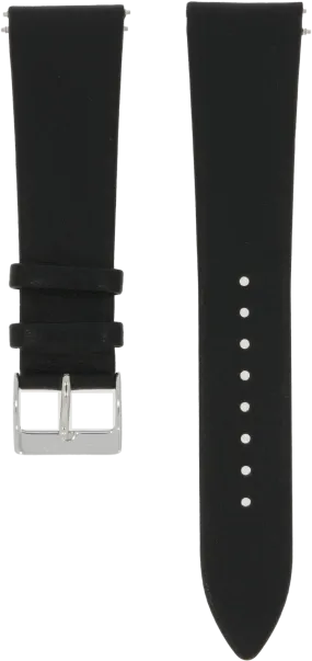 Junghans Black Leather Strap 22mm 420504963
