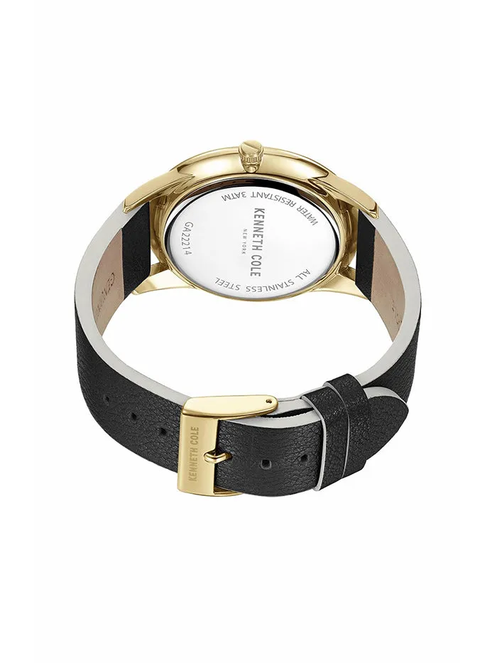 Kenneth Cole Gold Dial Men's Watch