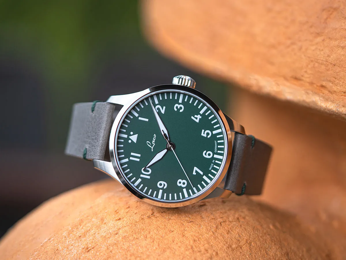 LACO PILOT WATCH BASIC AUGSBURG GRUN 42 MM AUTOMATIC
