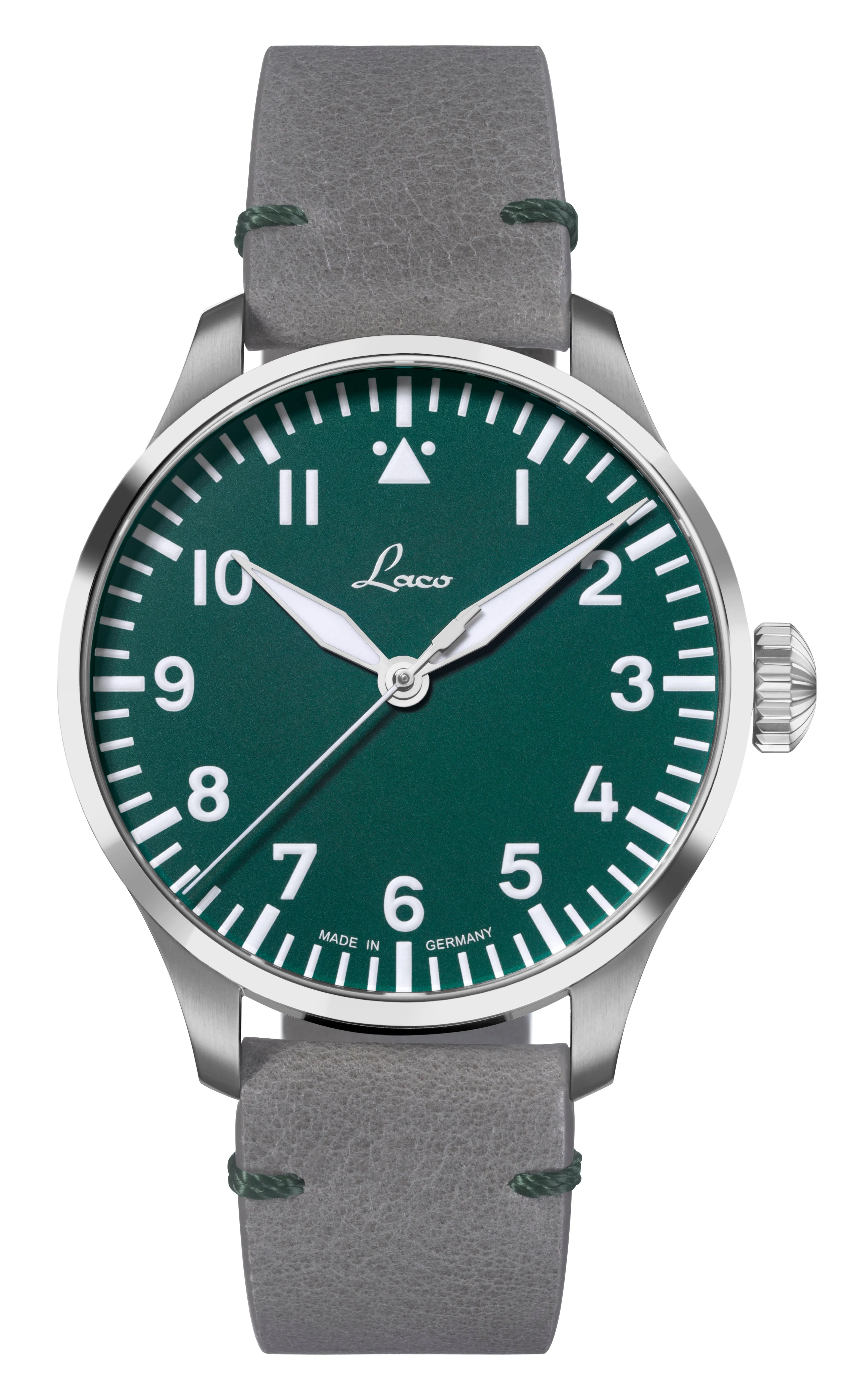 LACO PILOT WATCH BASIC AUGSBURG GRUN 42 MM AUTOMATIC
