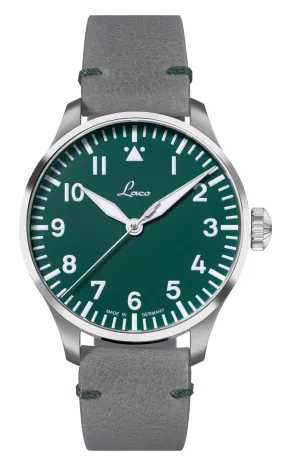 LACO PILOT WATCH BASIC AUGSBURG GRUN 42 MM AUTOMATIC