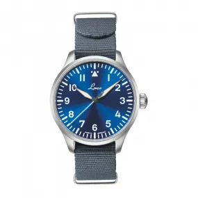 LACO PILOT WATCHES BASIC AUGSBURG BLAUE STUNDE 39 MM AUTOMATIC