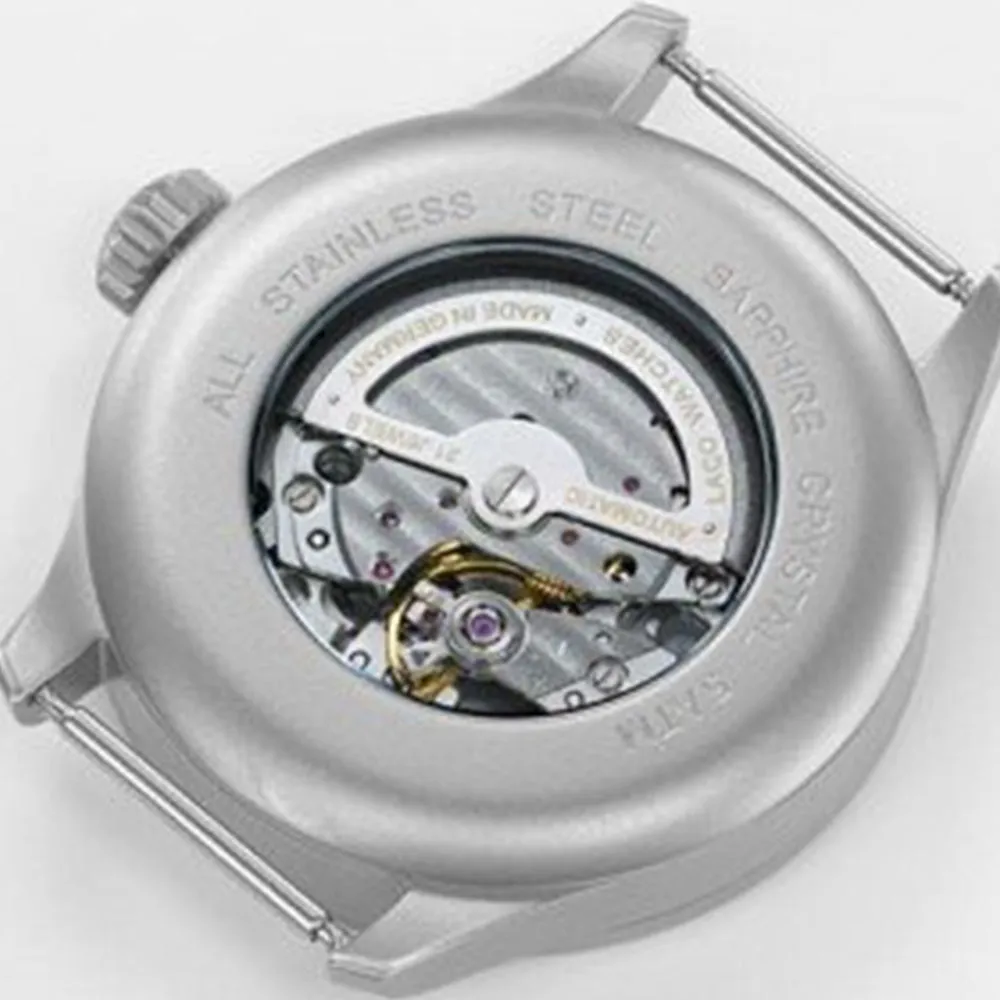 LACO PILOT WATCHES BASIC AUGSBURG BLAUE STUNDE 39 MM AUTOMATIC