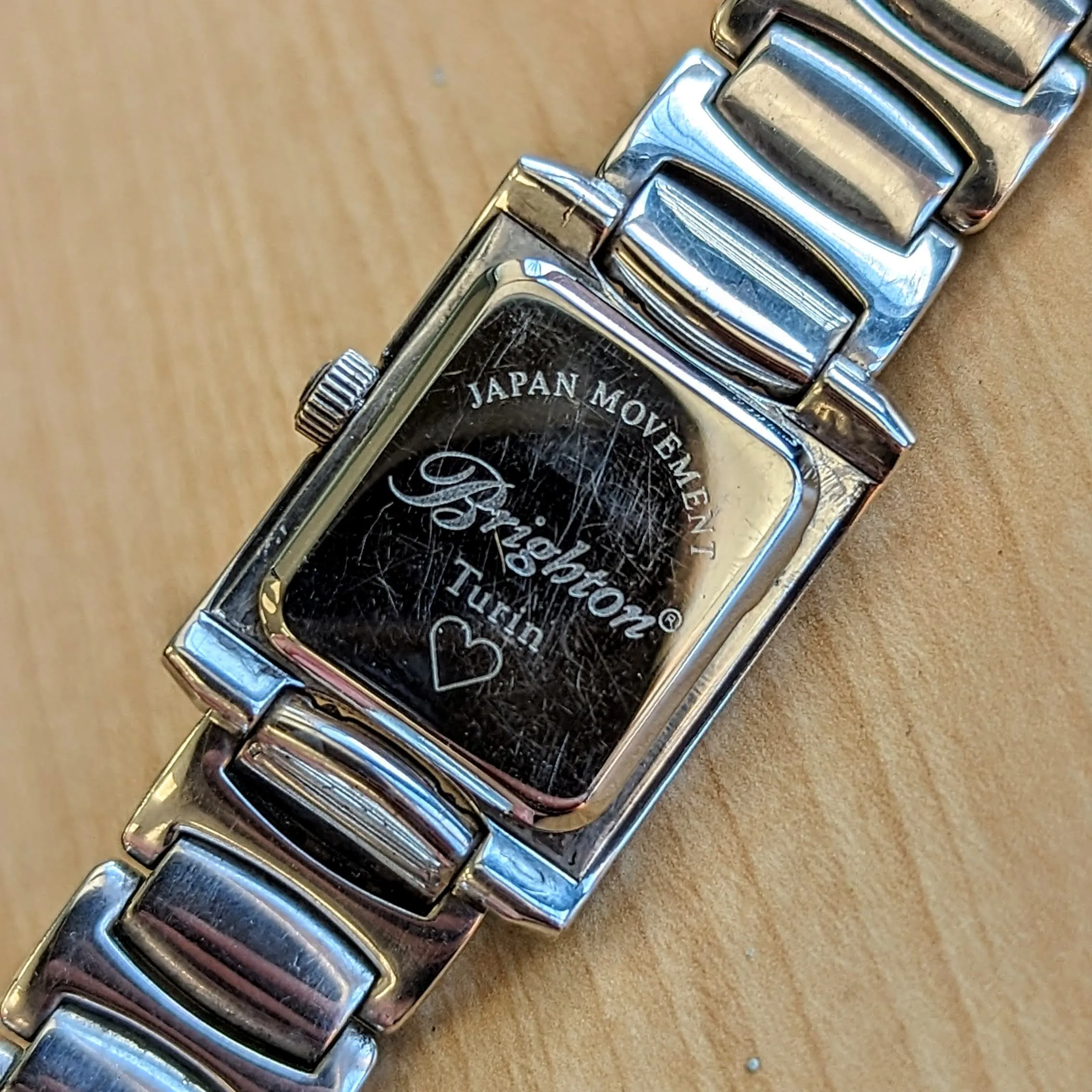 Ladies BRIGHTON "Turin" Watch Solid Silver and Swarovski Crystals Wristwatch