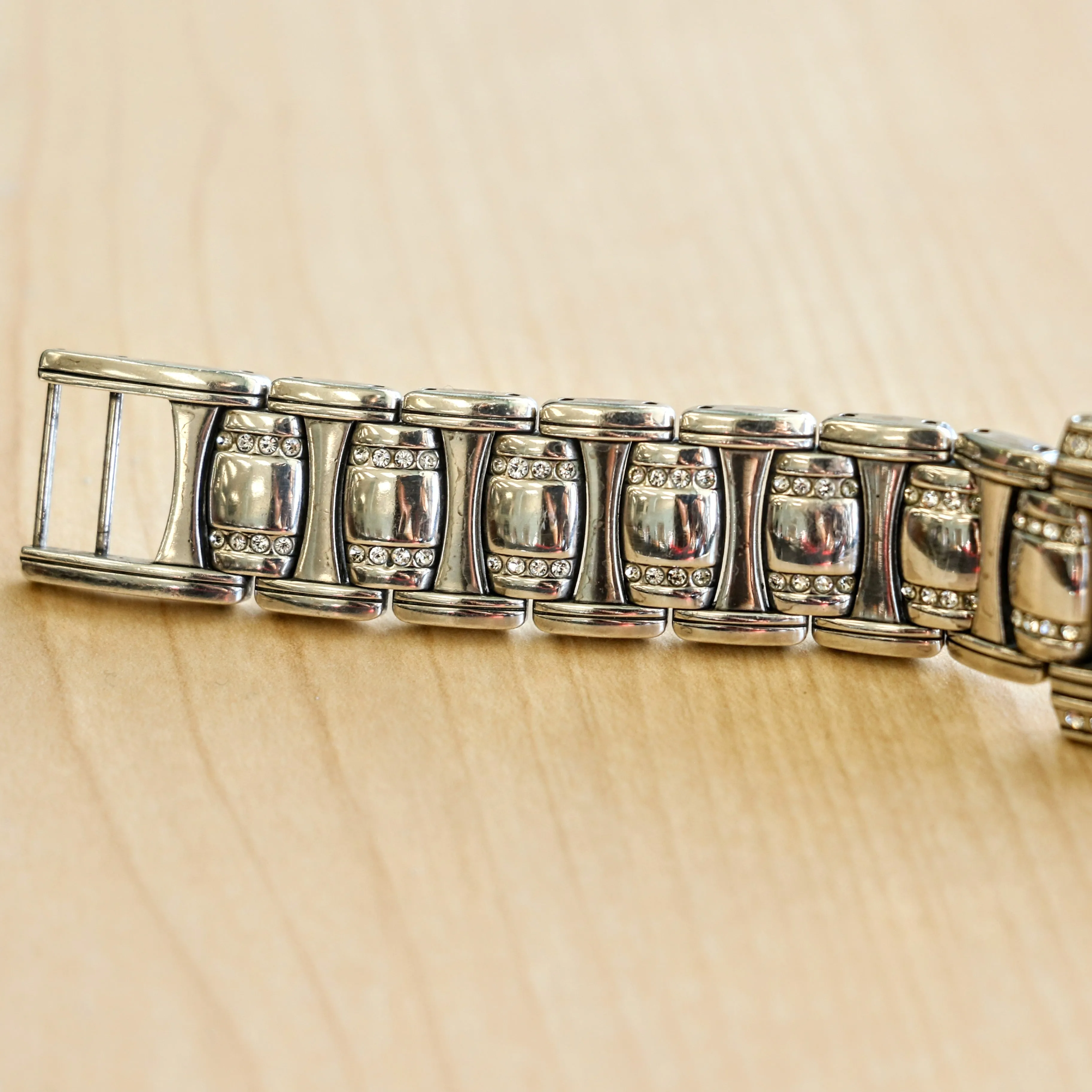 Ladies BRIGHTON "Turin" Watch Solid Silver and Swarovski Crystals Wristwatch