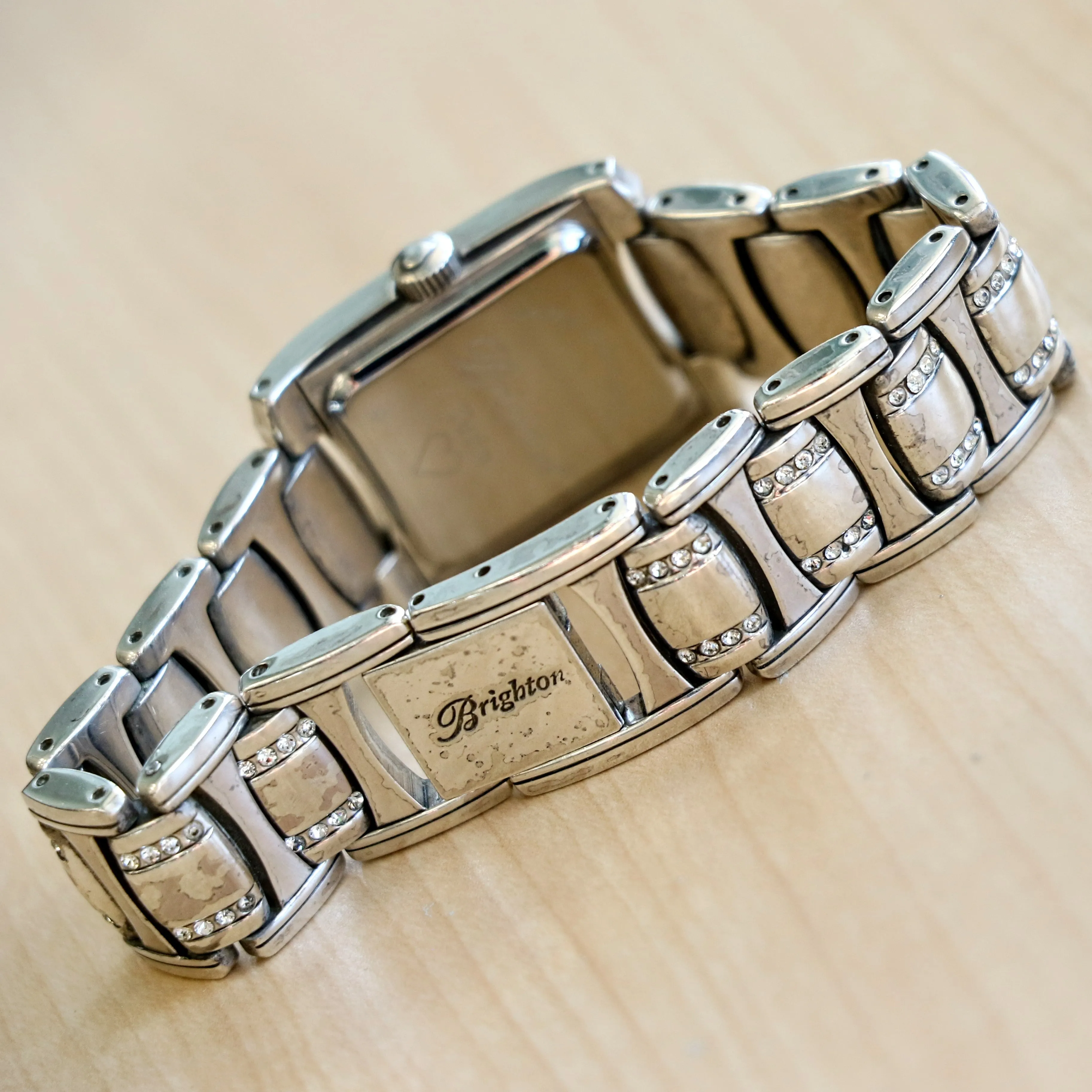 Ladies BRIGHTON "Turin" Watch Solid Silver and Swarovski Crystals Wristwatch