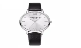 Ladies Dress Clock Luxury Women Sliver Wrist Watch