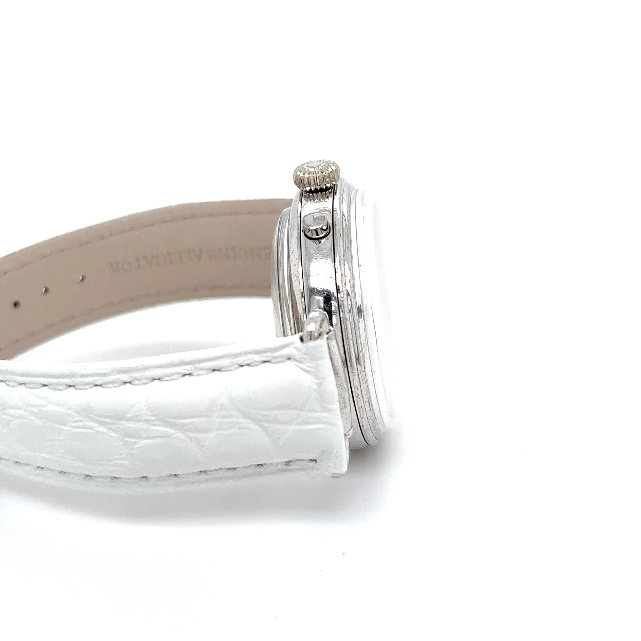 Limited Edition Glenn Bradford Sterling Chronograph on Genuine Alligator Strap