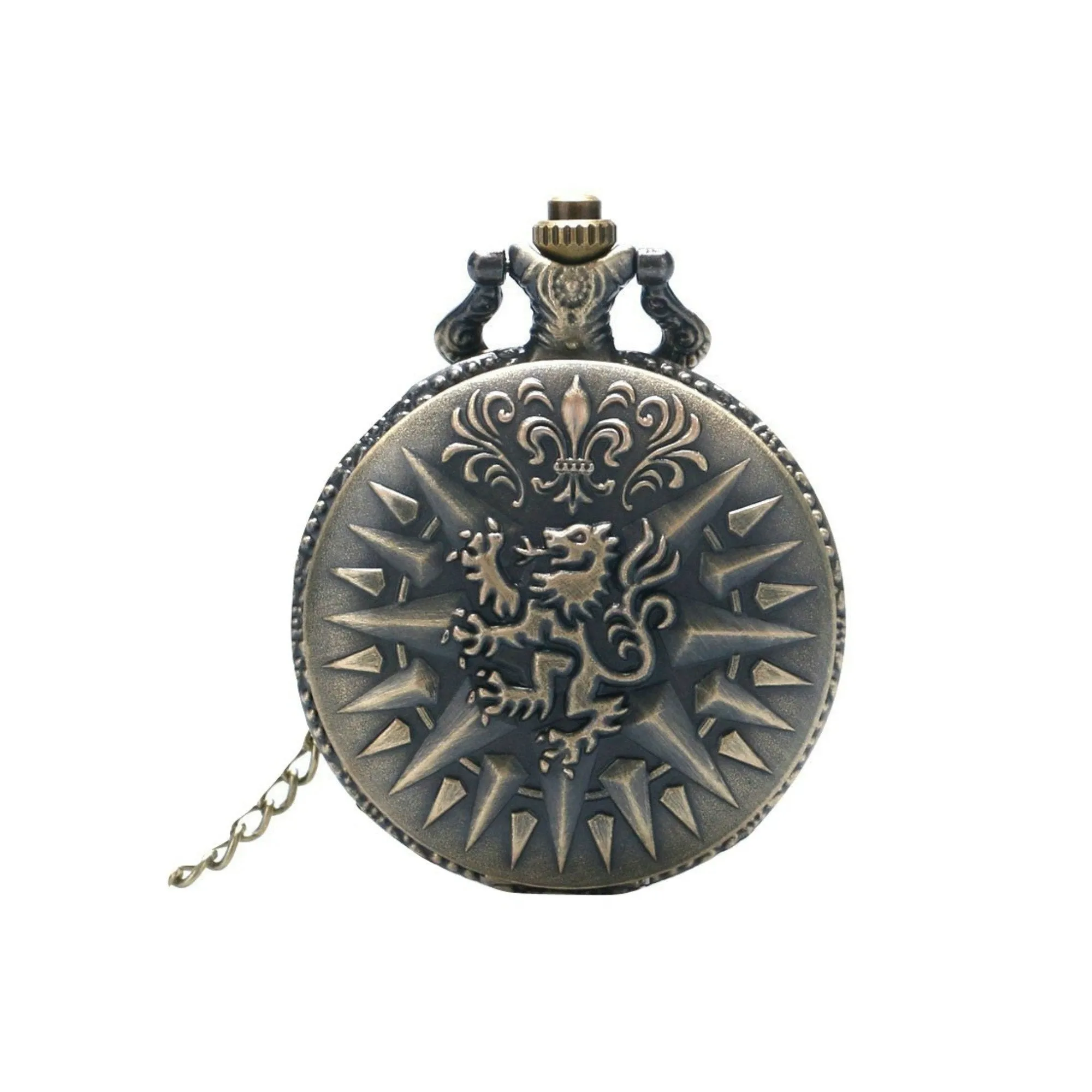 Lion Rampant Of Scotland Quartz Pocket Watch