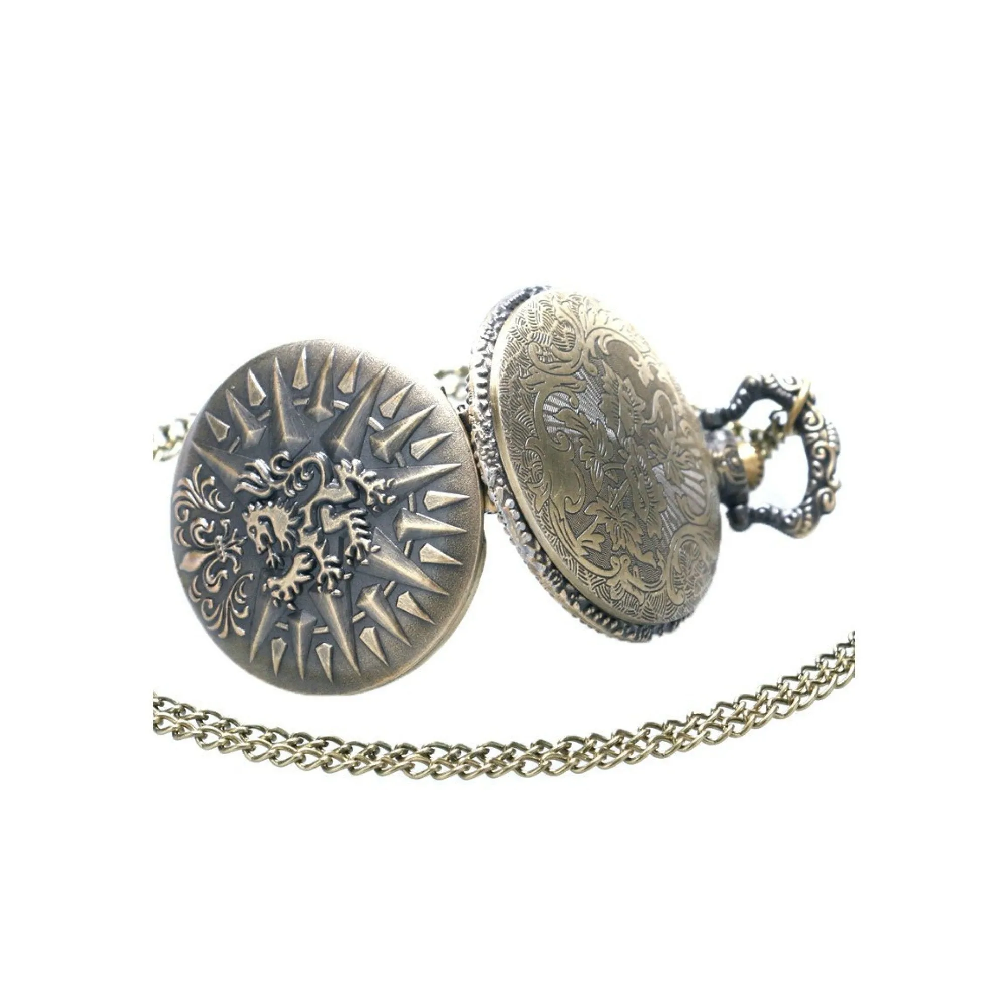 Lion Rampant Of Scotland Quartz Pocket Watch