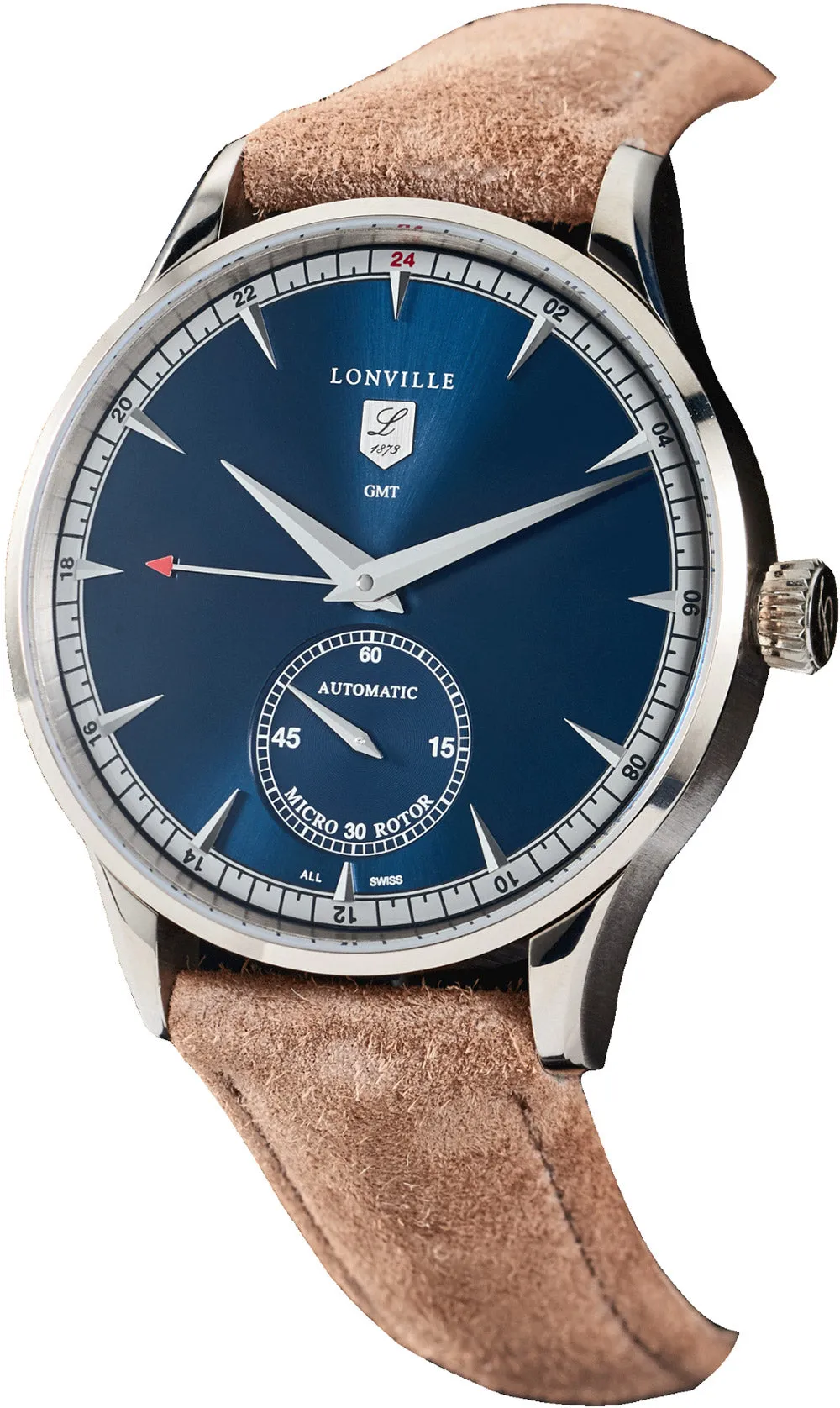 LON Watch Virage Blue GMT Limited Edition