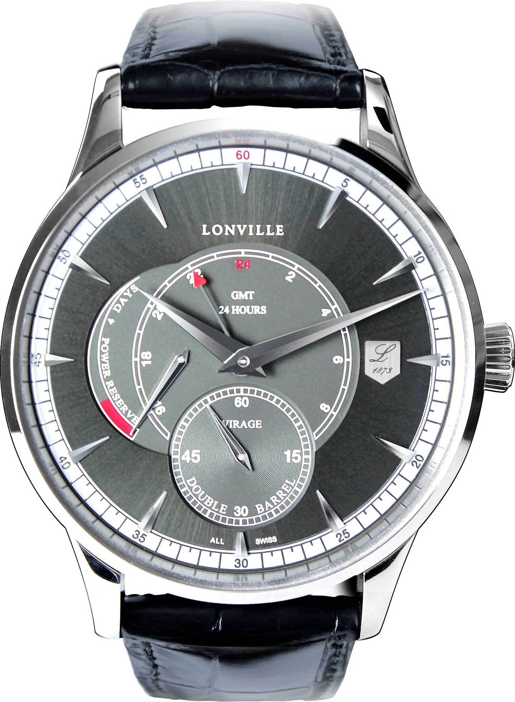 LON Watch Virage Gunmetal GMT Limited Edition
