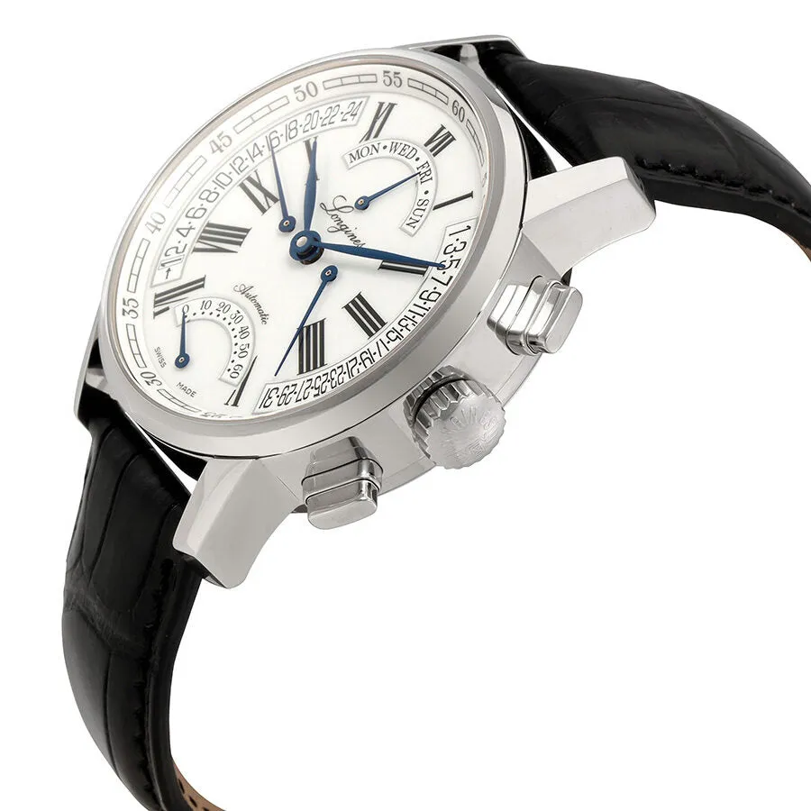 Longines Heritage Retrograde White Dial Automatic Men's Watch L4.797.4.71.2