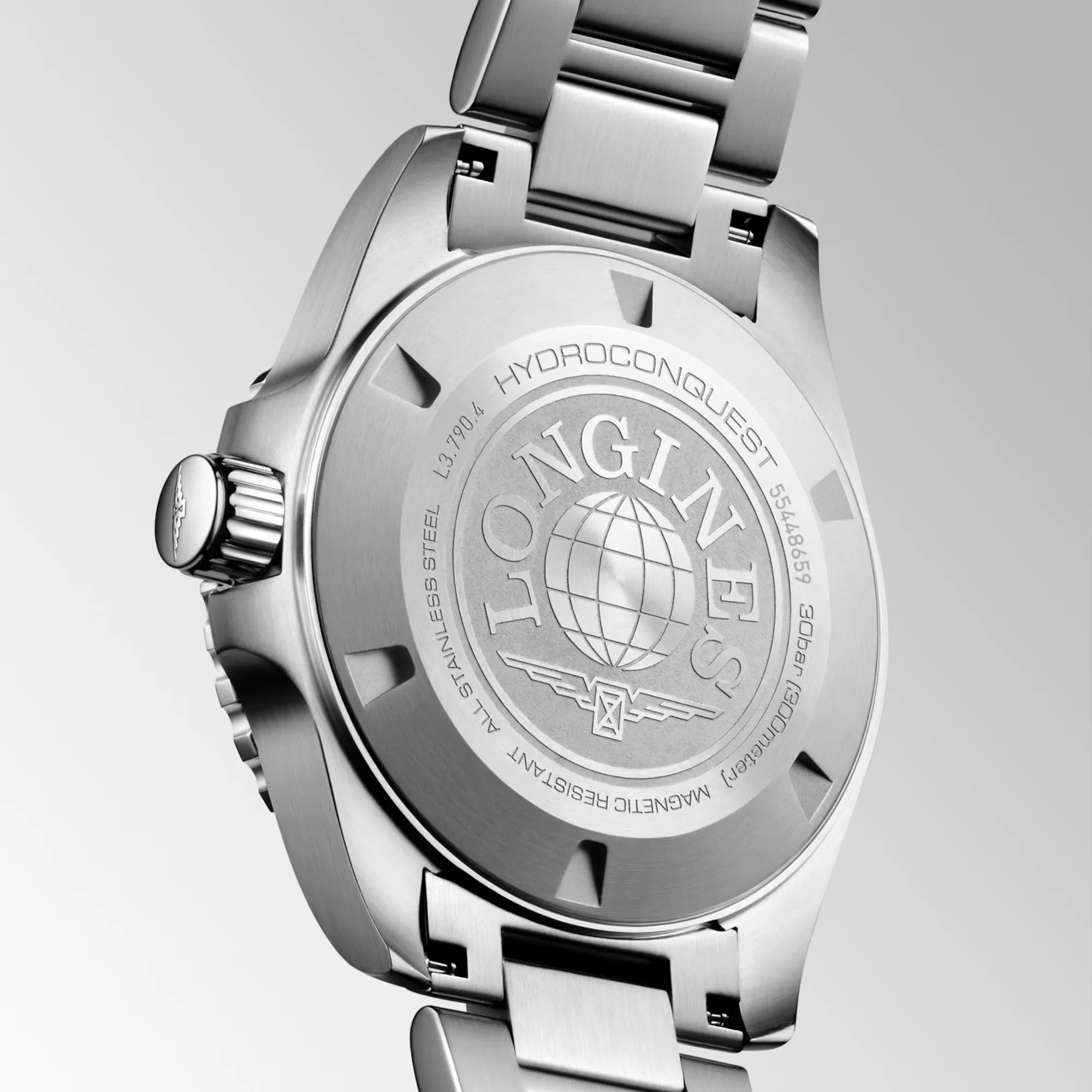 Longines Hydro Conquest  Men's 41mm Automatic GMT Watch L3.790.4.66.6