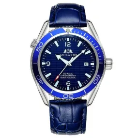 Luxury Automatic Bond Watch - Leather Strap