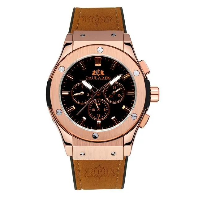 Luxury Automatic Sports Watch - Rubber Strap