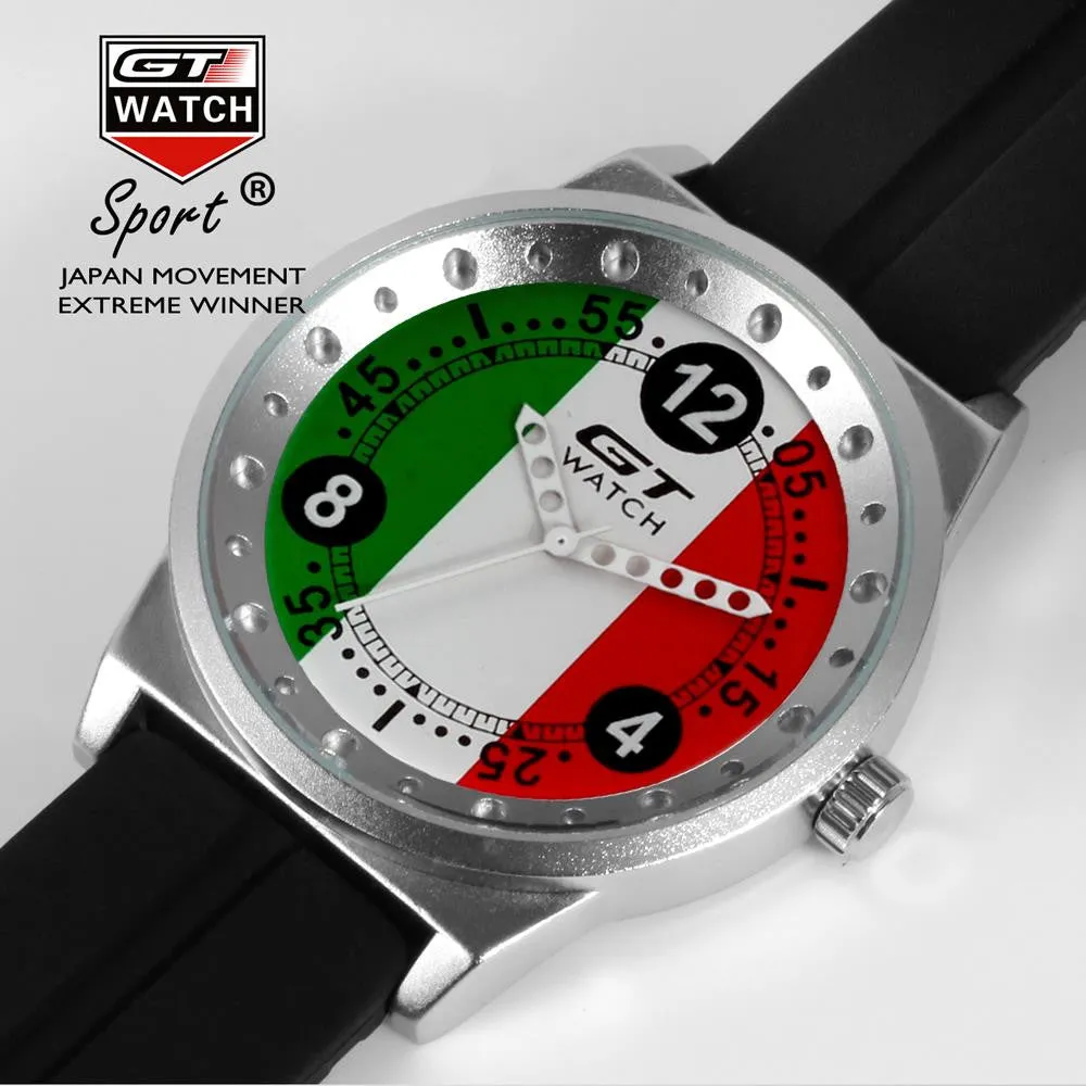 Luxury Brand GT Sports Watch Italy Fashion Design Women's Casual Classic Bracelet Silicone Strap Men's Dress Trend Watches