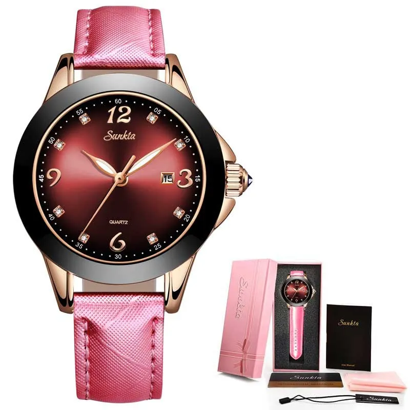 Luxury Ceramic Analog Watch